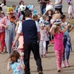 Children's teddy bear promenade